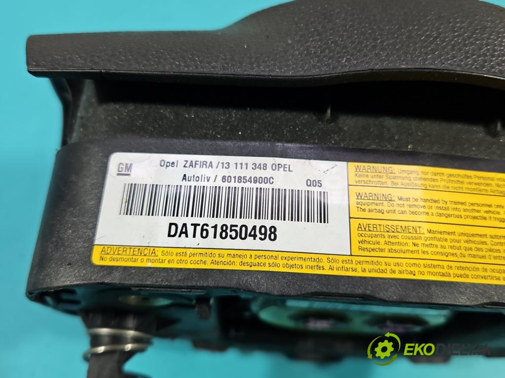 Opel Zafira B 2005-2014 1.6 16V 105 hp manual 77 kW 1598 cm3 5- volant  (Volant)