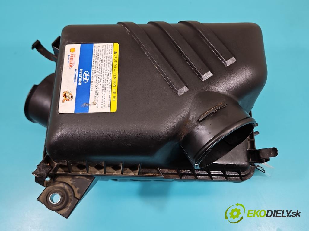 Hyundai Tucson I 2004-2009 2.0 16V 141 HP manual 104 kW 1975 cm3 5- obal filtra vzduchu 28110-2E010 (Obal vzduchového filtra)