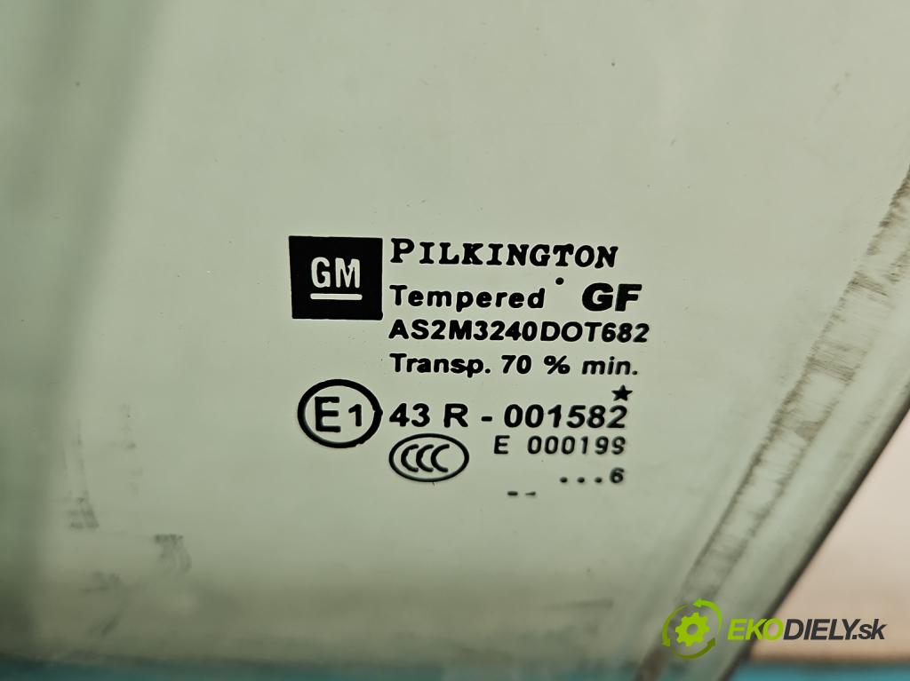 Opel Zafira B 2005-2014 1.6 16V 105 HP manual 77 kW 1598 cm3 5- sklo dvere predné ľavé