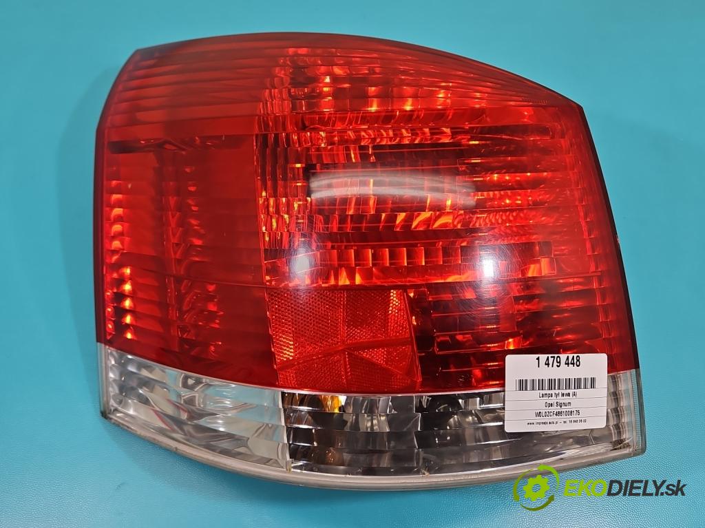 Opel Signum 2.2 16V 155 hp manual 114 kW 2198 cm3 5- světlo zadní levé 13159861 (Klika dveří ostatní)