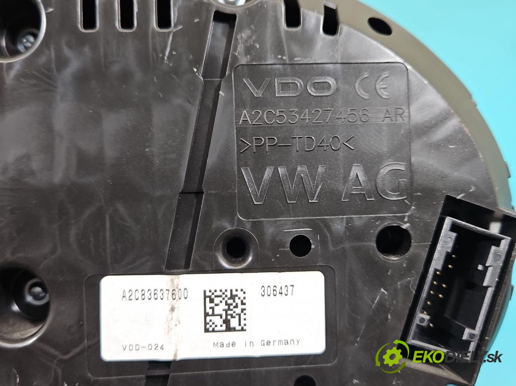 Skoda Octavia III 2013- 1.6 tdi 90 HP manual 66 kW 1598 cm3 5- prístrojovka/ budíky 5E0920861D (Prístrojová doska)