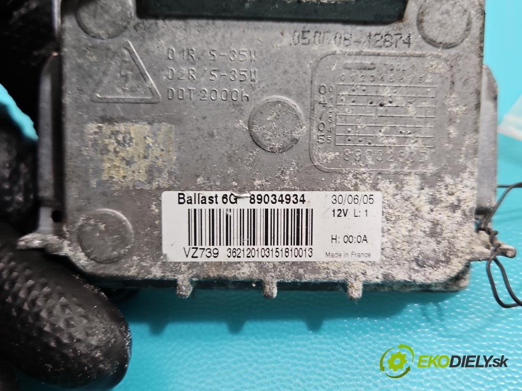 Opel Signum 2.2 16V 155 HP manual 114 kW 2198 cm3 5- střídač: xenon 89034934 (Riadiaca jednotka xenónu)