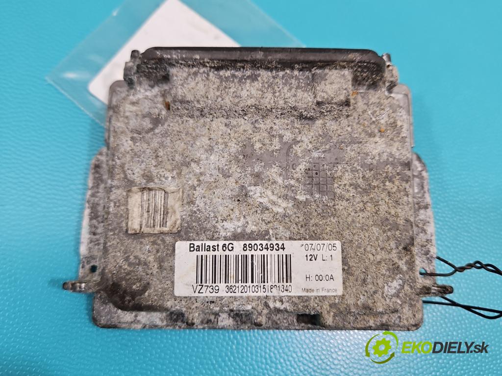 Opel Signum 2.2 16V 155 HP manual 114 kW 2198 cm3 5- střídač: xenon 89034934 (Riadiaca jednotka xenónu)