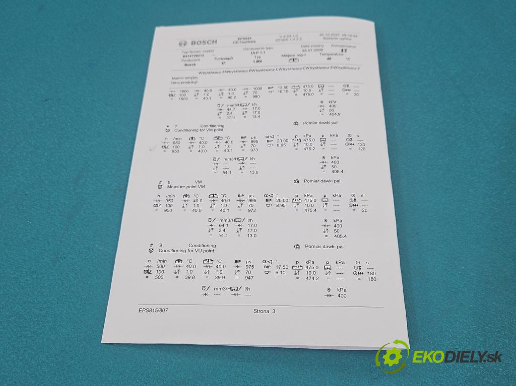 Vw Bora 1.9 tdi 101 HP manual 74 kW 1896 cm3 4- vstrekovacie čerpadlo 0414720213 (Vstrekovač paliva)