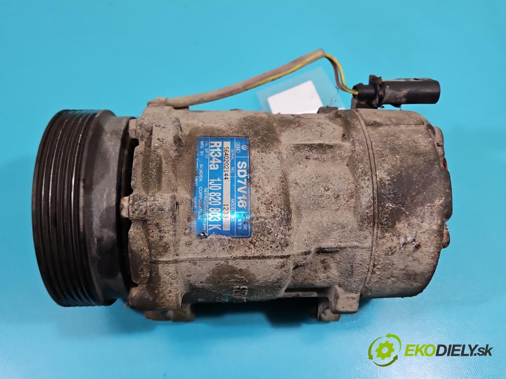 Skoda Octavia I 1996-2010 2.0 8V 116 HP manual 85 kW 1984 cm3 4- Kompresor: klimatizácie 1J0820803K (Kompresor klimatizácie)