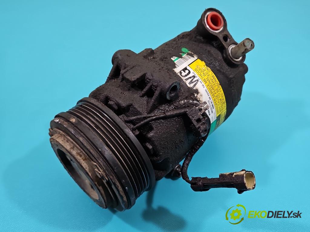 Opel Astra III 2004-2014 1.4 16V 90 HP manual 66 kW 1364 cm3 5- Kompresor: klimatizácie 13124749 (Kompresor klimatizácie)