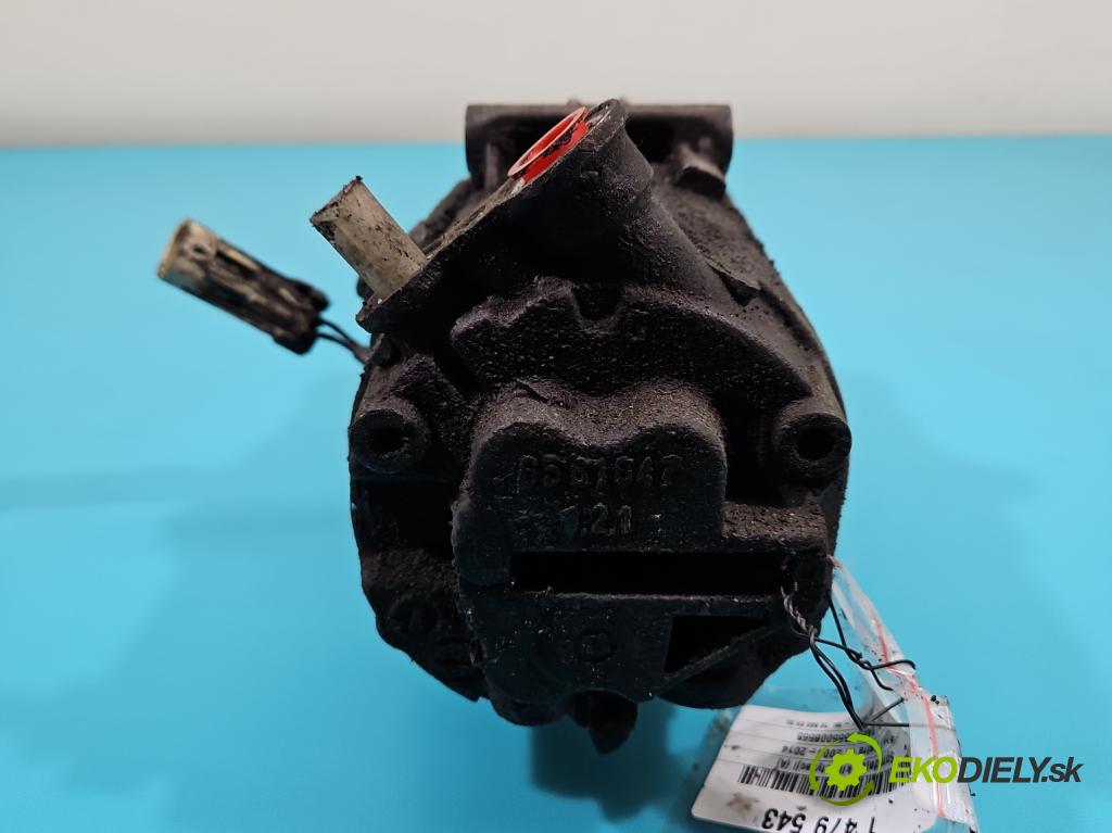 Opel Astra III 2004-2014 1.4 16V 90 HP manual 66 kW 1364 cm3 5- Kompresor: klimatizácie 13124749 (Kompresor klimatizácie)