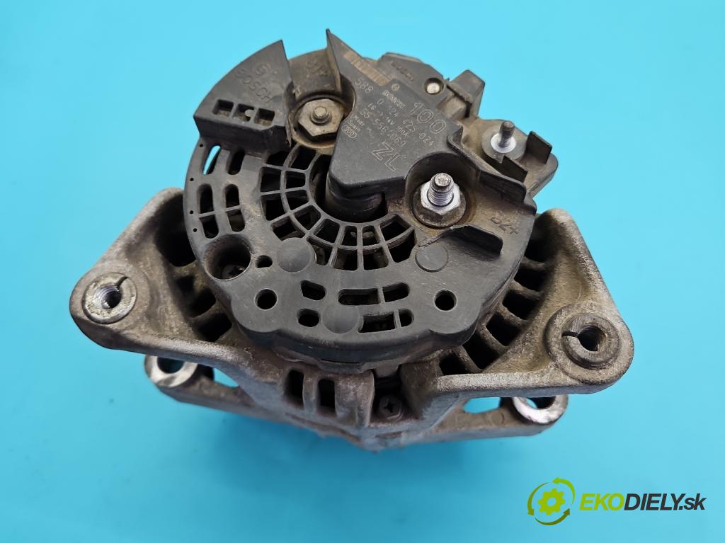 Opel Astra III 2004-2014 1.4 16V 90 HP manual 66 kW 1364 cm3 5- Alternator 0124425024 (Alternátor)