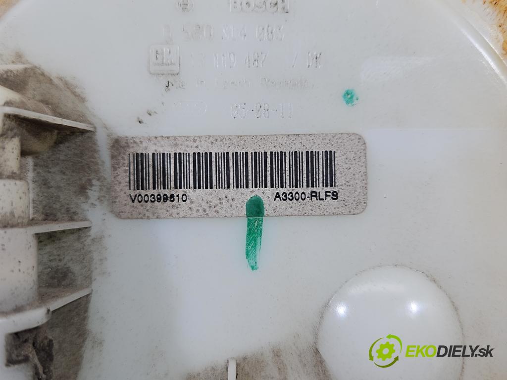 Opel Astra III 2004-2014 1.4 16V 90 HP manual 66 kW 1364 cm3 5- čerpadlo palivo 13119487