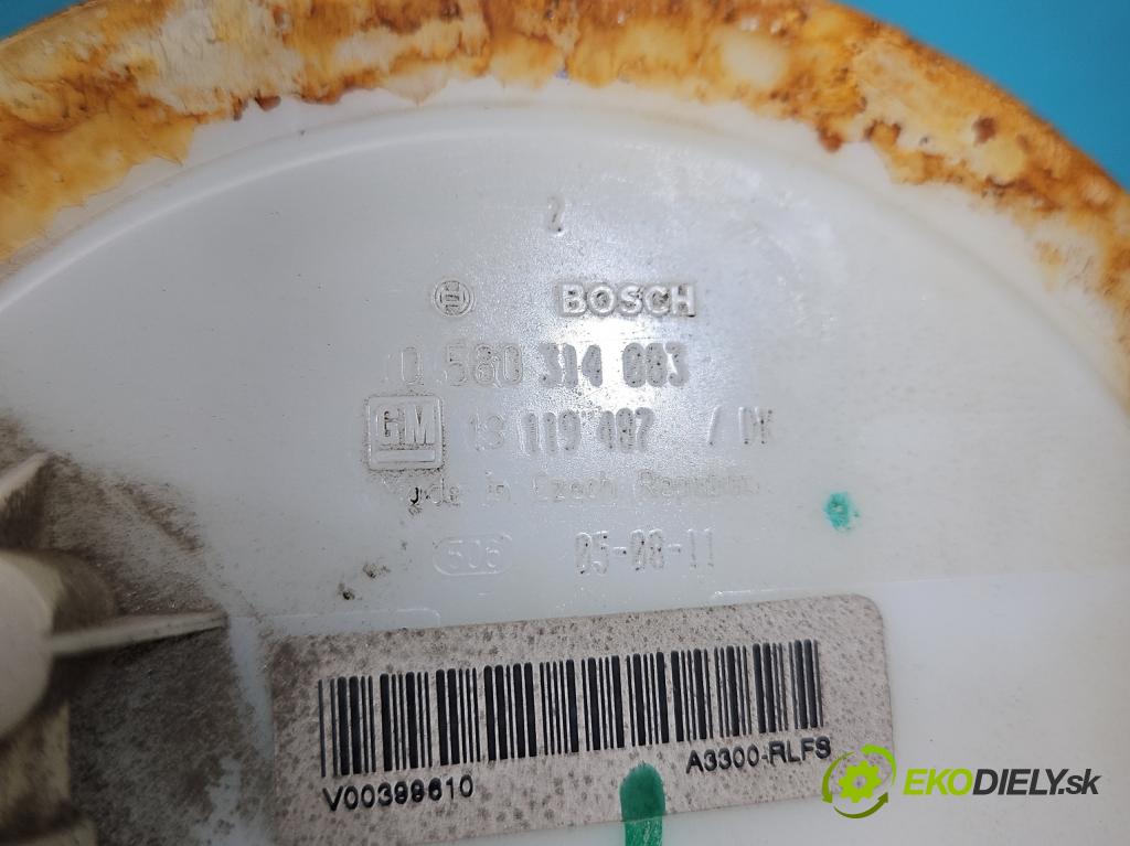 Opel Astra III 2004-2014 1.4 16V 90 HP manual 66 kW 1364 cm3 5- čerpadlo palivo 13119487