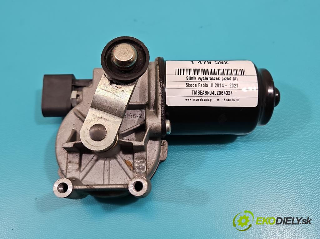 Skoda Fabia III 2014- 2021 1.0 MPI 60 hp manual 44 kW 999 cm3 5- motor stěračů přední 5JB955113A