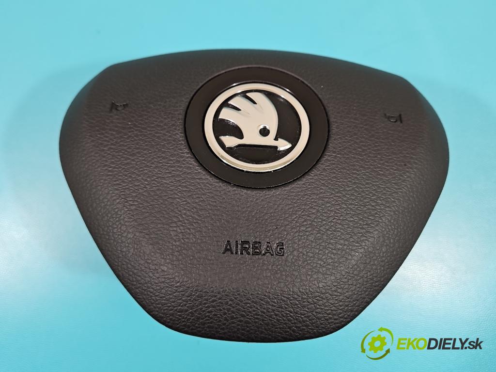 Skoda Fabia III 2014- 2021 1.0 MPI 60 HP manual 44 kW 999 cm3 5- airbag vzduch: Řidiči: 6V0880201P (Airbag)