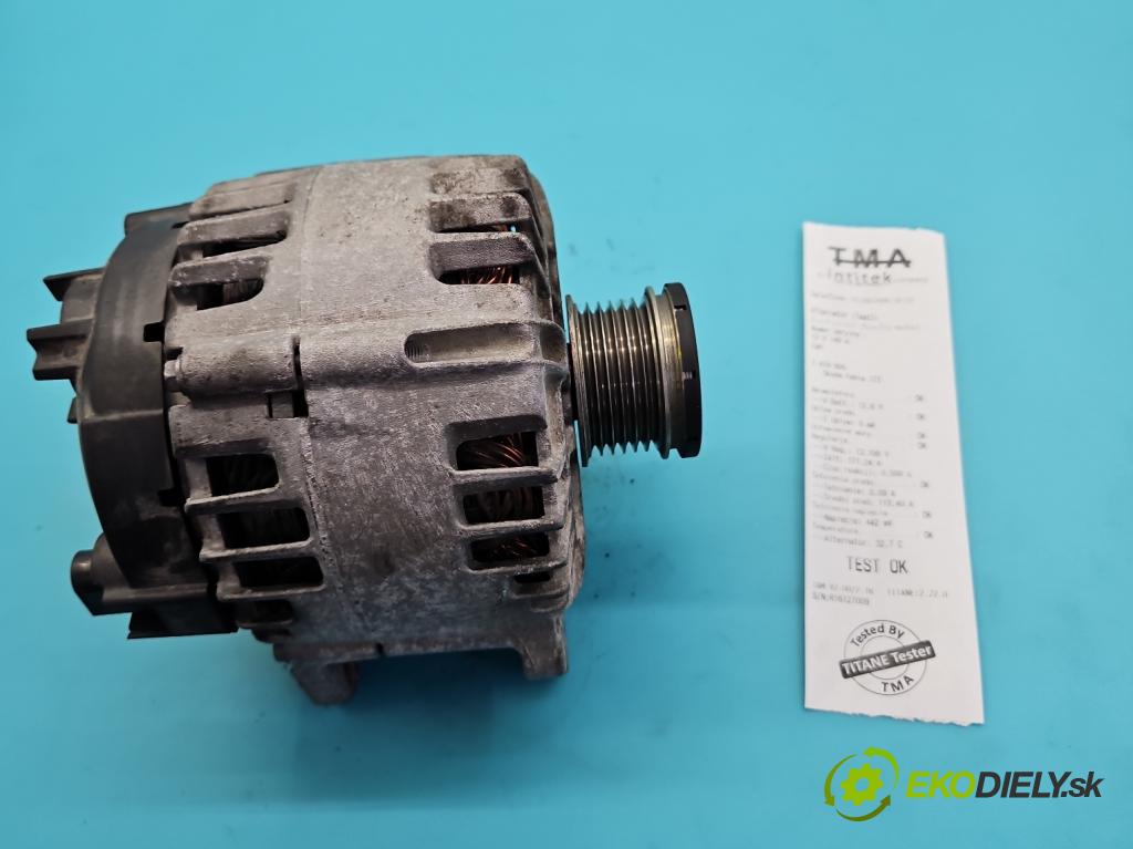 Skoda Fabia III 2014- 2021 1.0 MPI 60 HP manual 44 kW 999 cm3 5- Alternator 04C903026F (Alternátor)