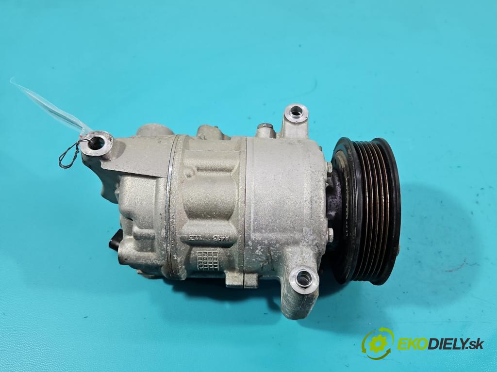 Skoda Fabia III 2014- 2021 1.0 MPI 60 HP manual 44 kW 999 cm3 5- Kompresor: klimatizácie 3Q0816803B (Kompresor klimatizácie)