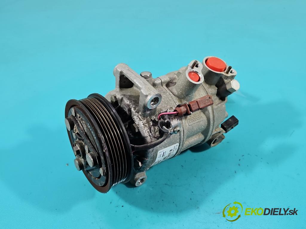 Skoda Fabia III 2014- 2021 1.0 MPI 60 HP manual 44 kW 999 cm3 5- Kompresor: klimatizácie 3Q0816803B (Kompresor klimatizácie)