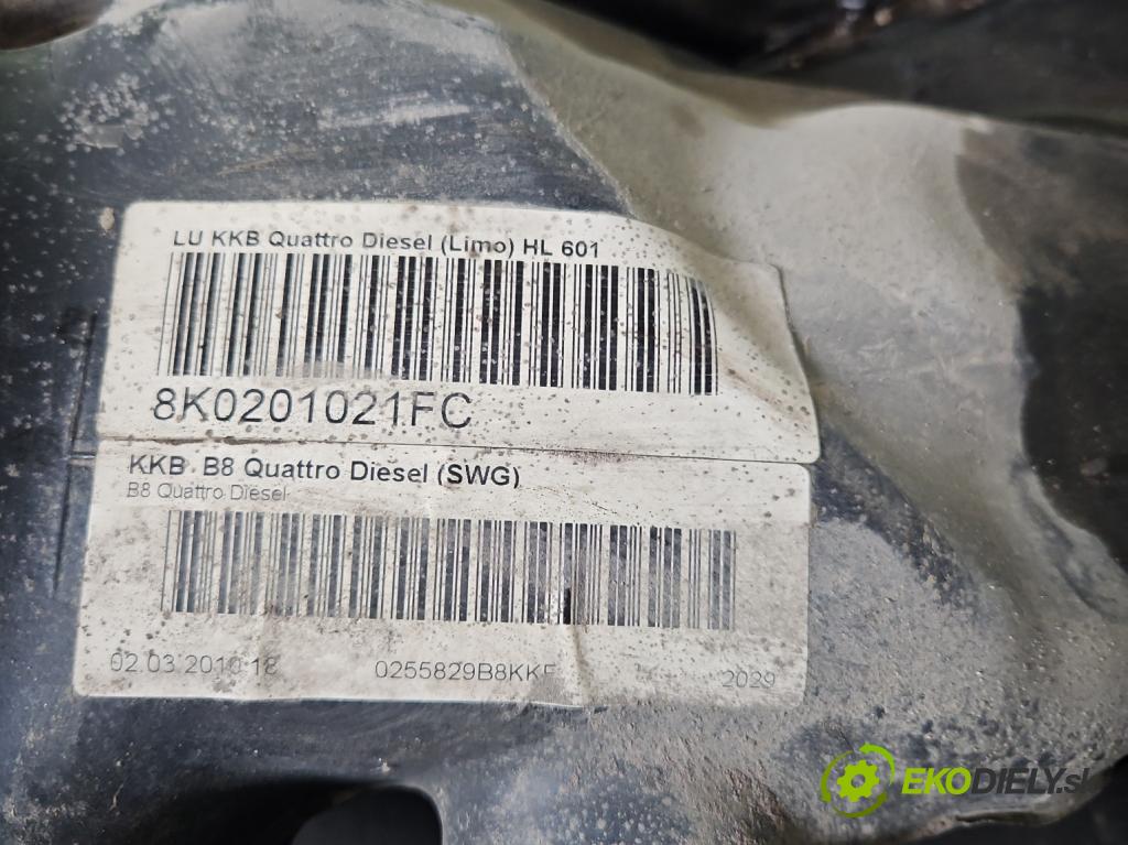 Audi A4 B8 2007-2015 3.0 tdi 239KM automatic 176 kW 2967 cm3 5- Nádrž: palivo 8K0201085 (Palivová nádrž)