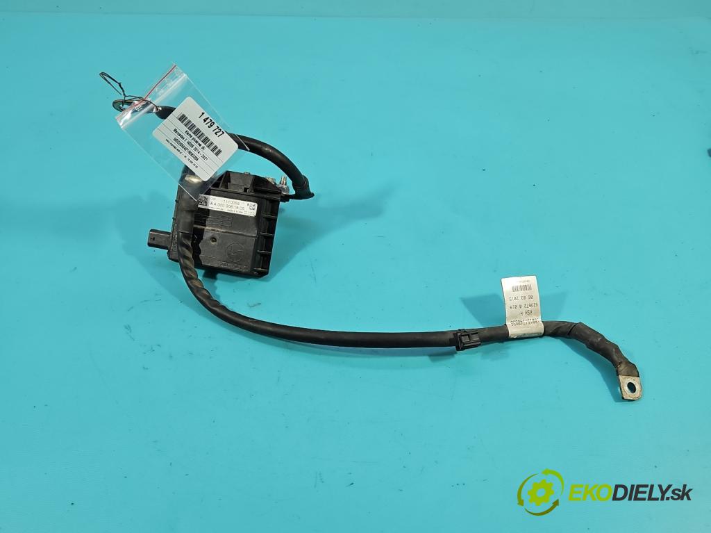 Mercedes C W205 2014–2021 2.0 16V 184 hp automatic 135 kW 1991 cm3 4- kontakt plusová A0009061505