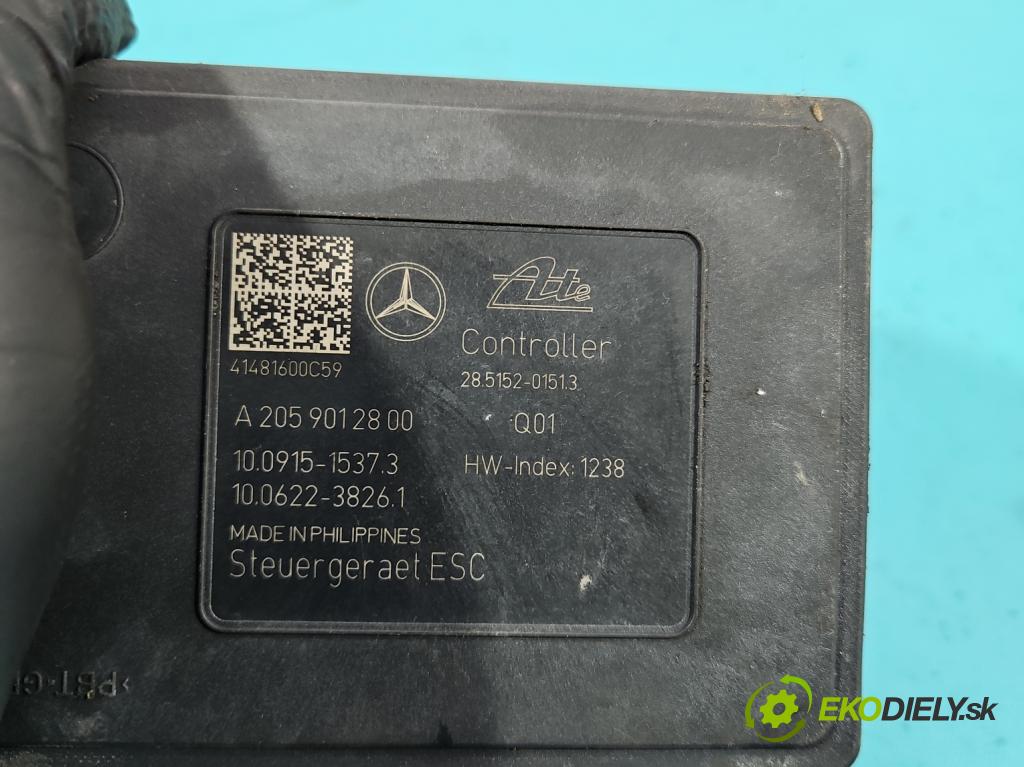 Mercedes C W205 2014–2021 2.0 16V 184hp automatic 135 kW 1991 cm3 4- čerpadlo abs A2059012800 (Pumpa ABS)