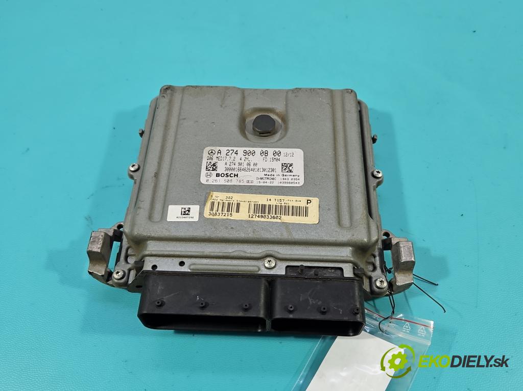 Mercedes C W205 2014–2021 2.0 16V 184hp automatic 135 kW 1991 cm3 4- riadiaca jednotka motora A2749000800
