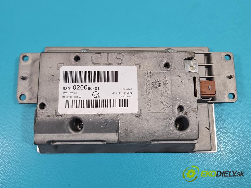 Citroen C5 II 2008-2017 2.0 hdi 140 HP manual 103 kW 1997 cm3 4- Zobrazit: 9801020080 (Prístrojová doska)