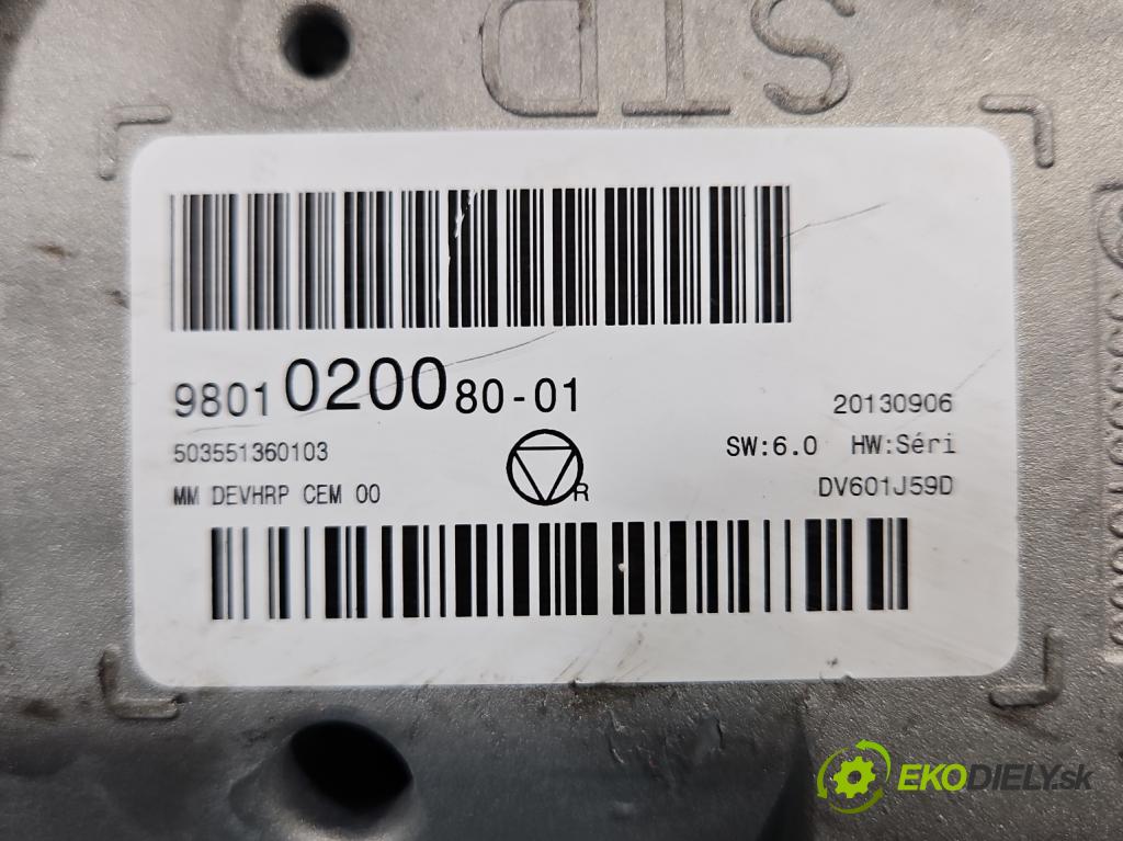 Citroen C5 II 2008-2017 2.0 hdi 140 HP manual 103 kW 1997 cm3 4- Zobrazit: 9801020080 (Prístrojová doska)