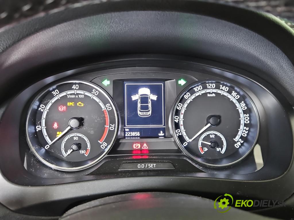 Skoda Rapid 2012-2019 1.0 TSI 95 HP manual 70 kW 999 cm3 5- prístrojovka/ budíky 5JA920740B (Prístrojová doska)