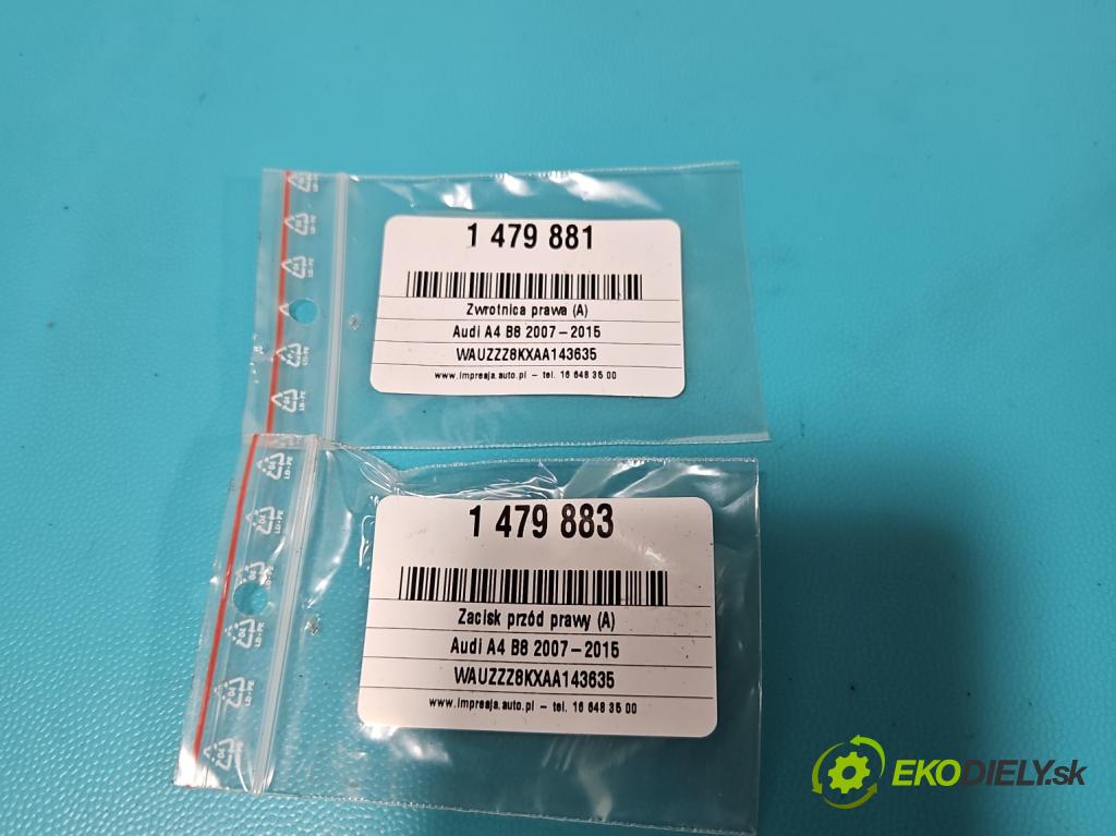 Audi A4 B8 2007-2015 3.0 tdi 239KM automatic 176 kW 2967 cm3 5- náboj pravé  (Náboj kola)