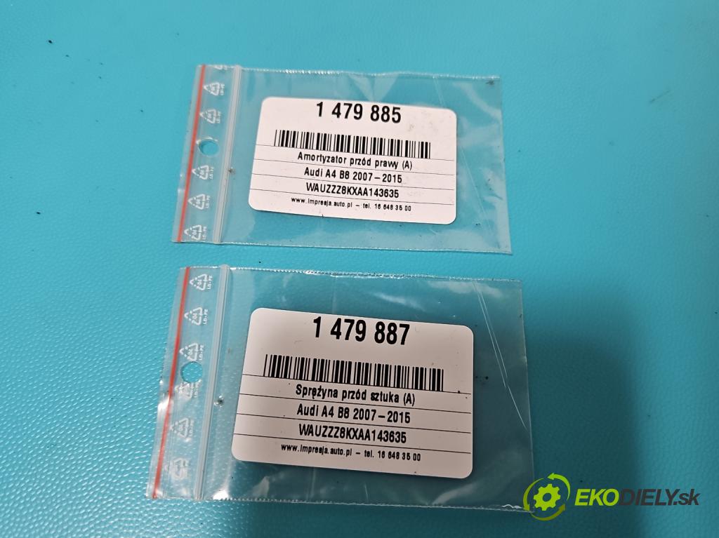 Audi A4 B8 2007-2015 3.0 tdi 239KM automatic 176 kW 2967 cm3 5- tlmič predné pravý 8K0031BC (Kľučka dverí ostatné)