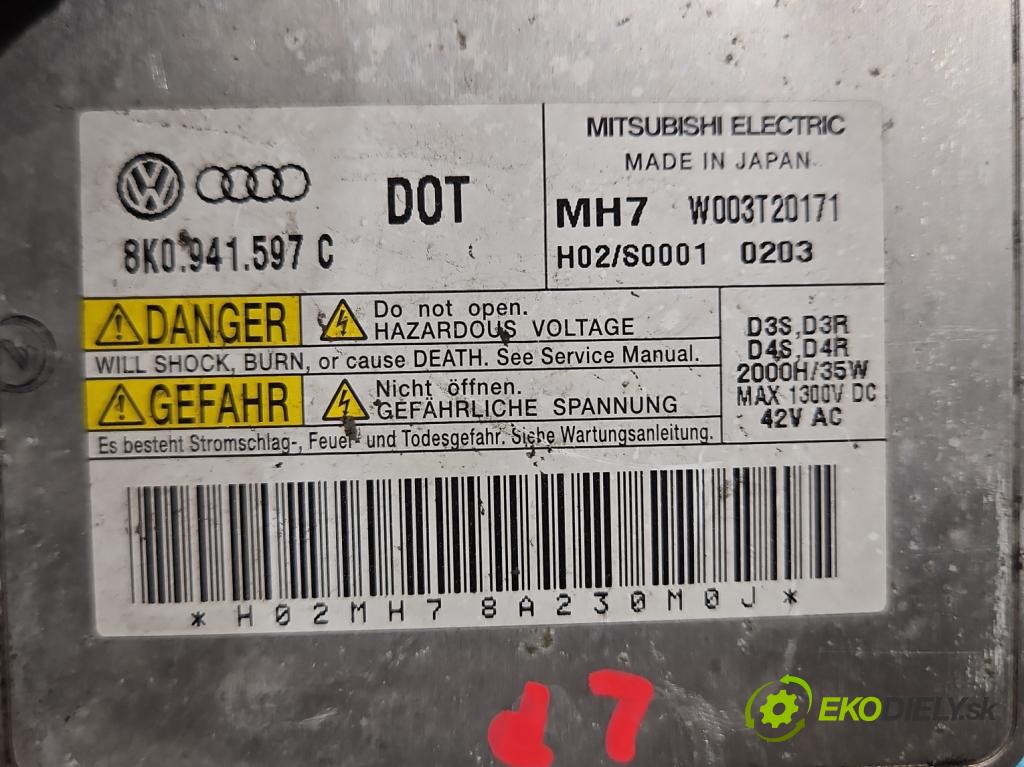 Audi A4 B8 2007-2015 3.0 tdi 239KM automatic 176 kW 2967 cm3 5- střídač: xenon 8K0941597C (Riadiaca jednotka xenónu)
