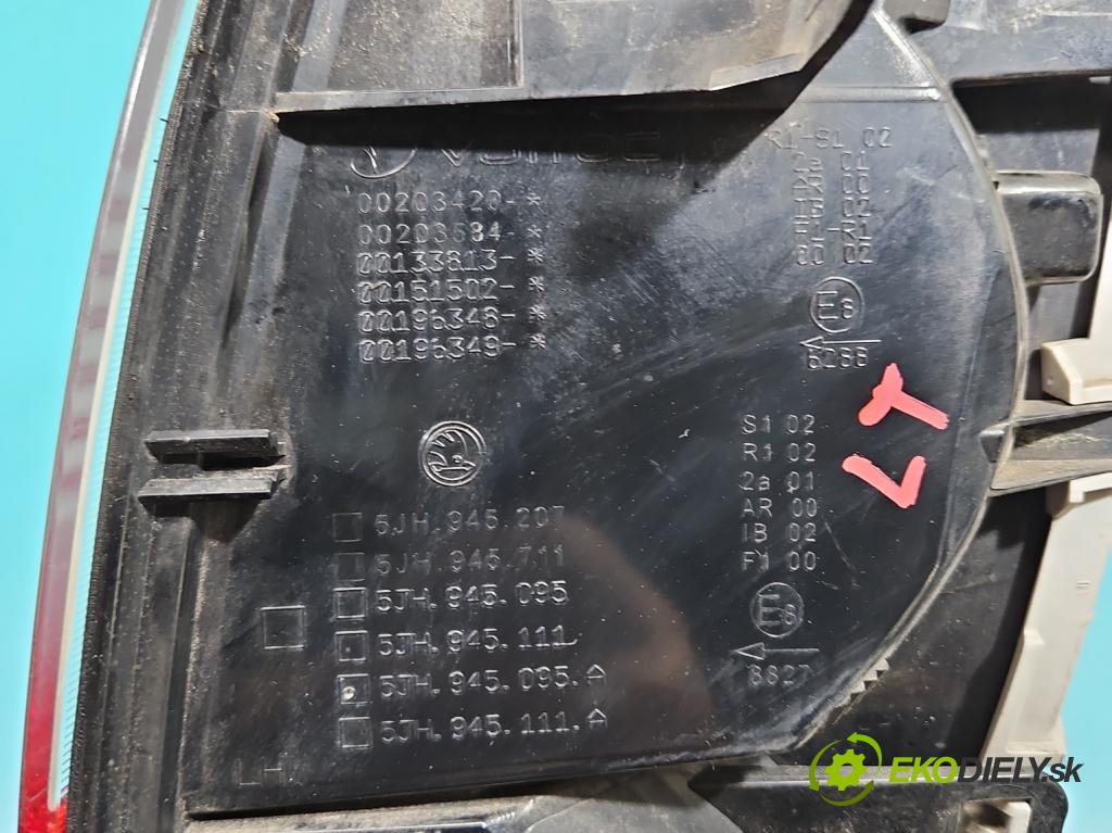 Skoda Rapid 2012-2019 1.0 TSI 95 HP manual 70 kW 999 cm3 5- svetlo / reflektor zadné ľavé 5JH945311 (Kľučka dverí ostatné)