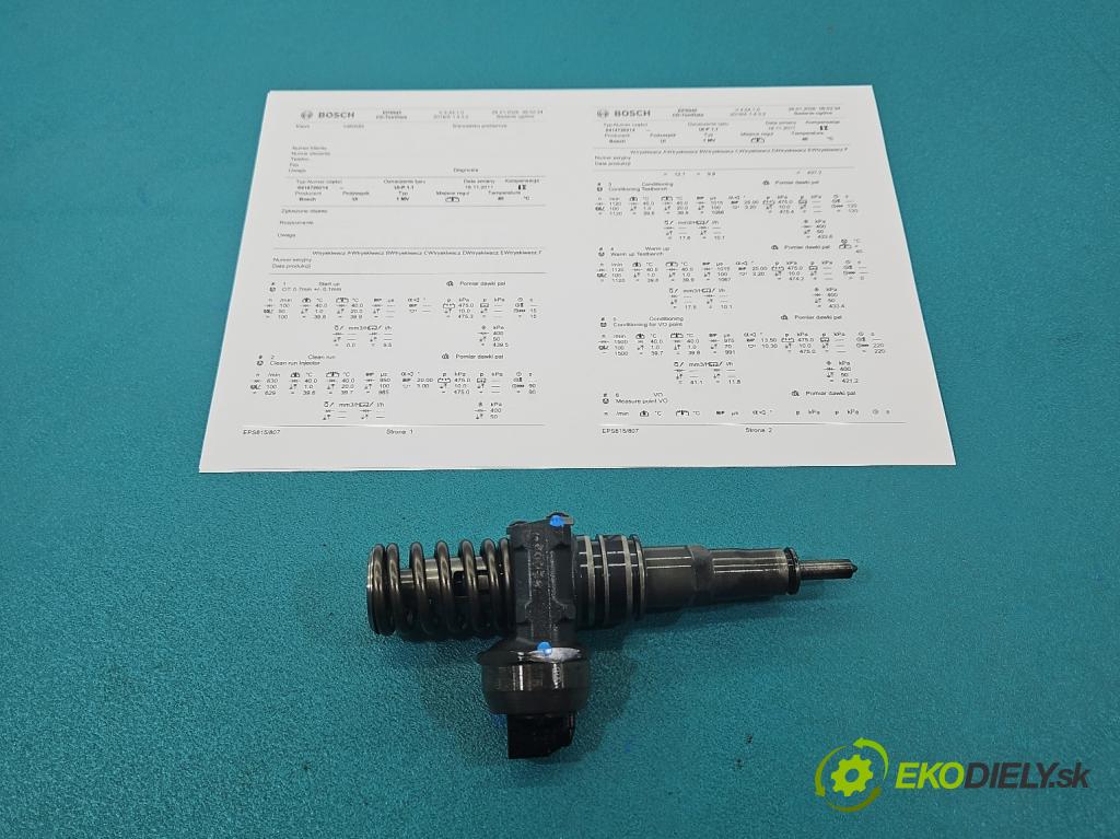 Audi A4 B6 2000-2004 1.9 tdi 131 HP manual 96 kW 1896 cm3 4- vstrekovacie čerpadlo 0414720214 (Vstrekovač paliva)