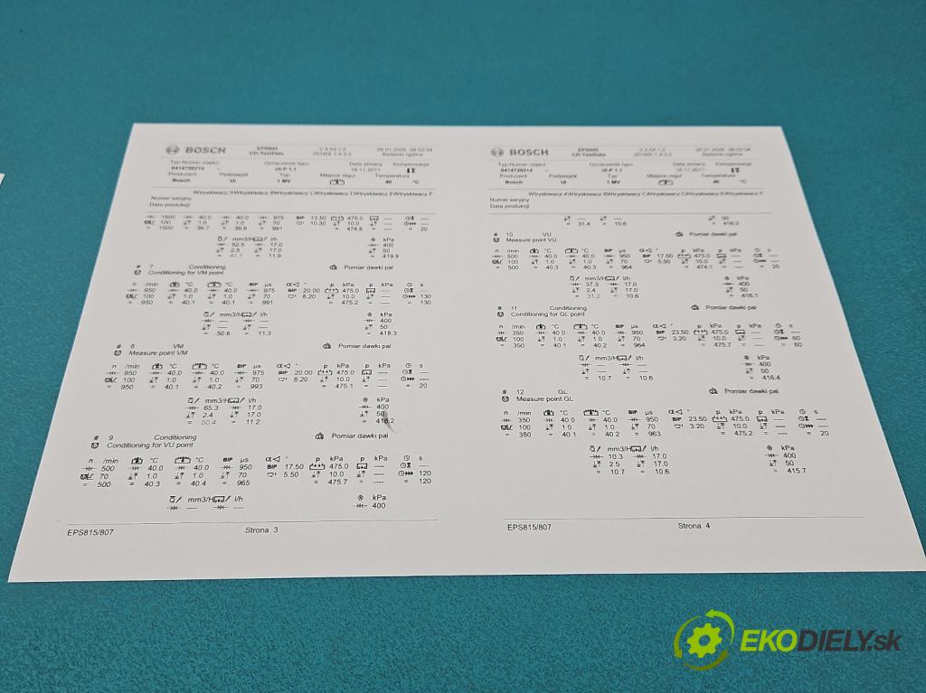 Audi A4 B6 2000-2004 1.9 tdi 131 HP manual 96 kW 1896 cm3 4- vstrekovacie čerpadlo 0414720214 (Vstrekovač paliva)