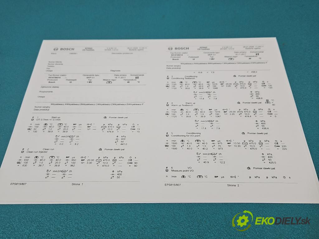 Audi A4 B6 2000-2004 1.9 tdi 131 HP manual 96 kW 1896 cm3 4- vstrekovacie čerpadlo 0414720214 (Vstrekovač paliva)