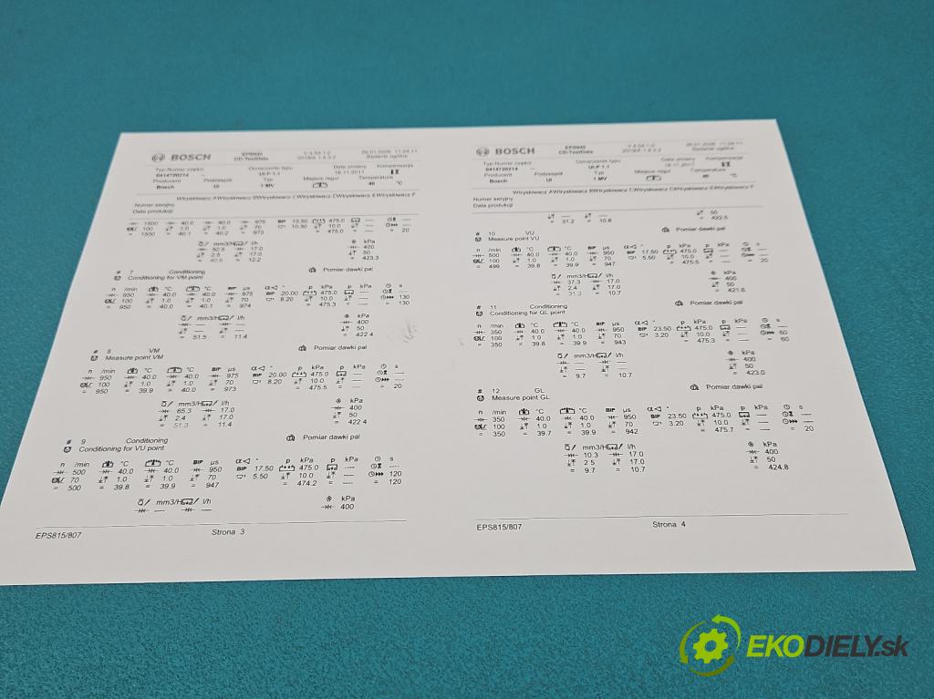 Audi A4 B6 2000-2004 1.9 tdi 131 HP manual 96 kW 1896 cm3 4- vstrekovacie čerpadlo 0414720214 (Vstrekovač paliva)