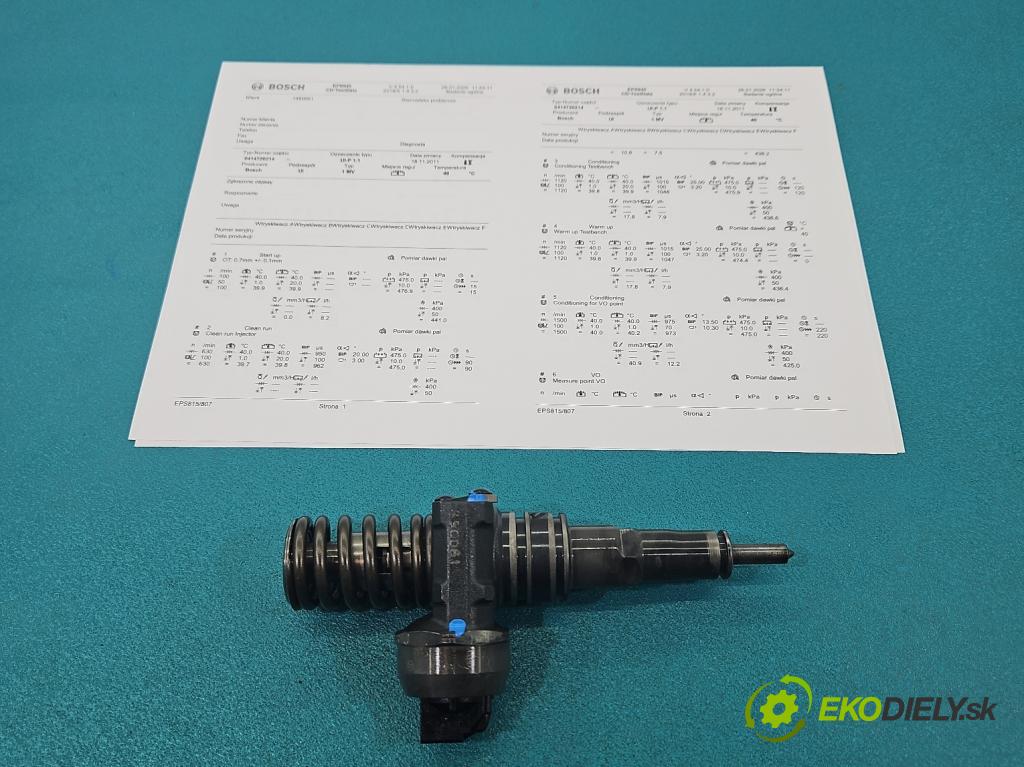 Audi A4 B6 2000-2004 1.9 tdi 131 HP manual 96 kW 1896 cm3 4- vstrekovacie čerpadlo 0414720214 (Vstrekovač paliva)