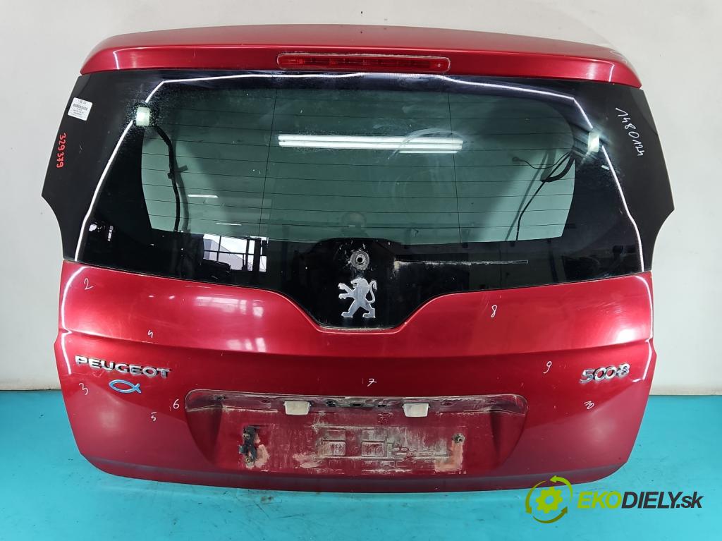 Peugeot 5008 I 2009-2017 1.6 THP 156 hp manual 115 kW 1598 cm3 5- zadní kufrové dveře  (Zadní kapota (kufr))