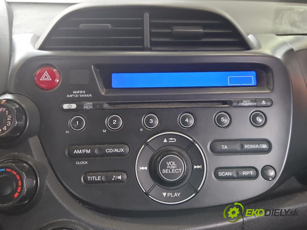 Honda Jazz III 2008-2014 1.2 16V 90 HP manual 66 kW 1198 cm3 5- Radio originál 39101-TF2-G211-M1