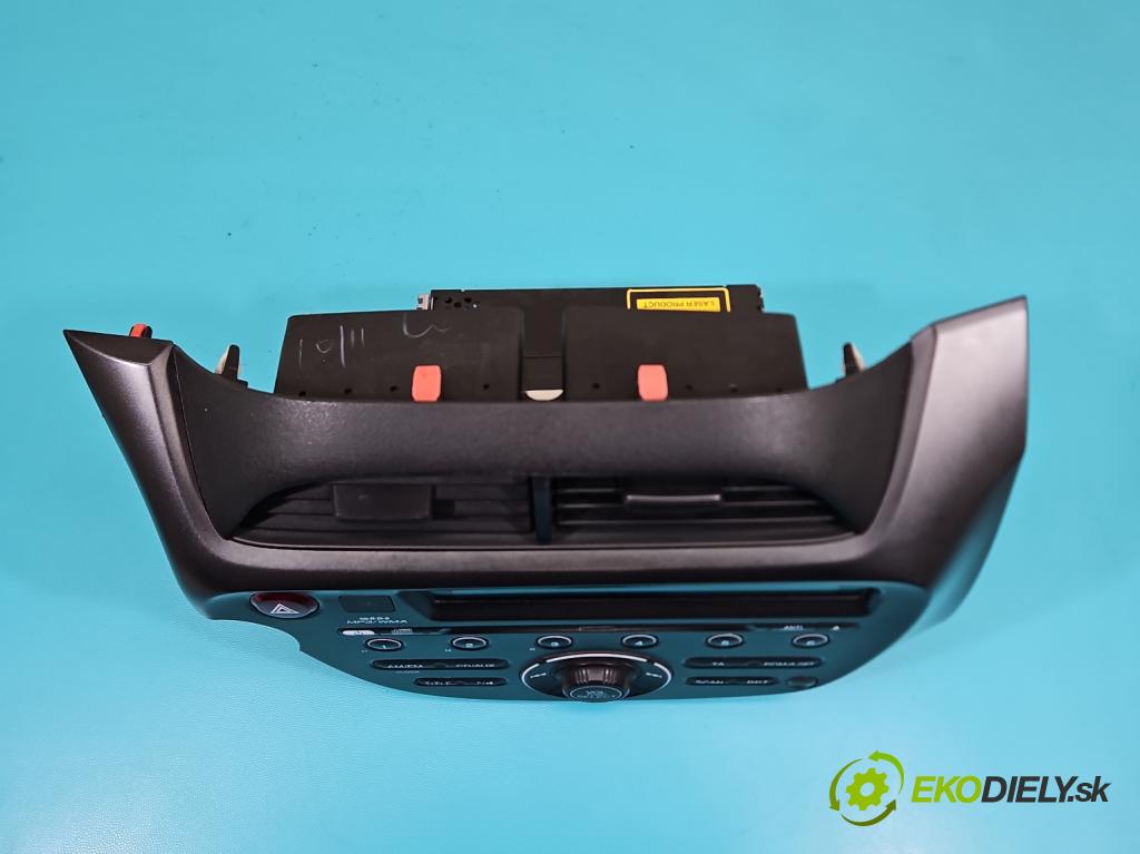 Honda Jazz III 2008-2014 1.2 16V 90 HP manual 66 kW 1198 cm3 5- Radio originál 39101-TF2-G211-M1
