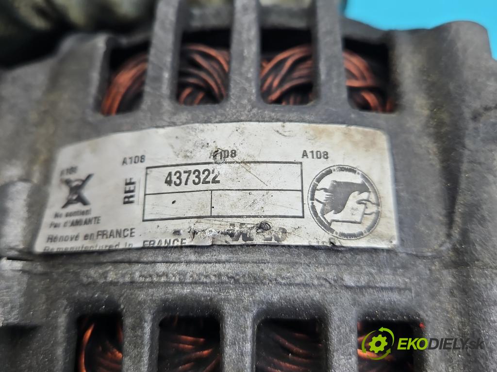 Renault Megane I 1995-2003 1.9 dci 102 HP manual 75 kW 1870 cm3 5- Alternator S542466A (Alternátor)