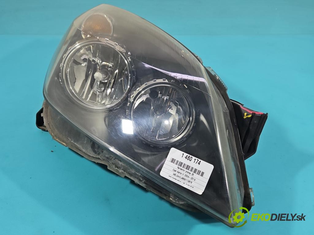 Opel Astra III 2004-2014 1.7 cdti 80 HP manual 59 kW 1686 cm3 5- Reflektor: pravý  (Svetlo predné pravé)