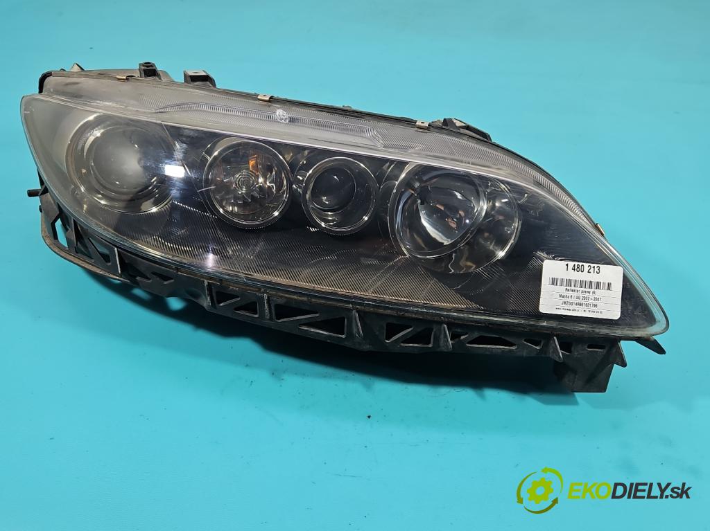 Mazda 6 I GG 2002-2007 2.0 citd 143 HP manual 105 kW 1998 cm3 5- Reflektor: pravý F014003903H (Svetlo predné pravé)