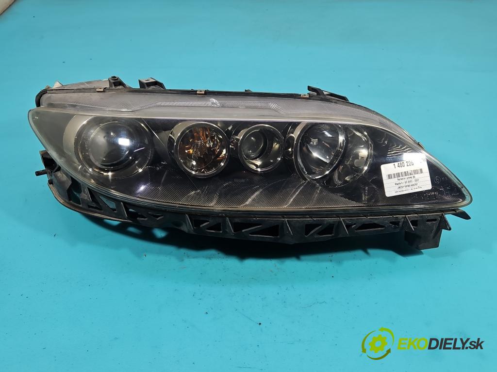 Mazda 6 I GG 2002-2007 2.0 16V 141 HP manual 104 kW 1999 cm3 5- Reflektor: pravý F014003903R (Svetlo predné pravé)