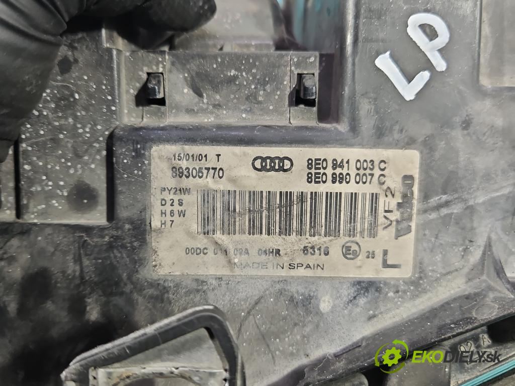 Audi A4 B6 2000-2004 1.9 tdi 131 HP manual 96 kW 1896 cm3 4- Reflektor: ľavý 8E0941003C (Kľučka dverí ostatné)