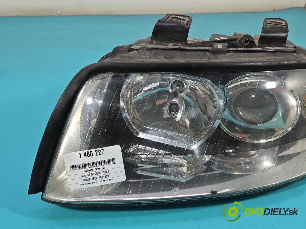 Audi A4 B6 2000-2004 1.9 tdi 131 HP manual 96 kW 1896 cm3 4- Reflektor: ľavý 8E0941003C (Kľučka dverí ostatné)