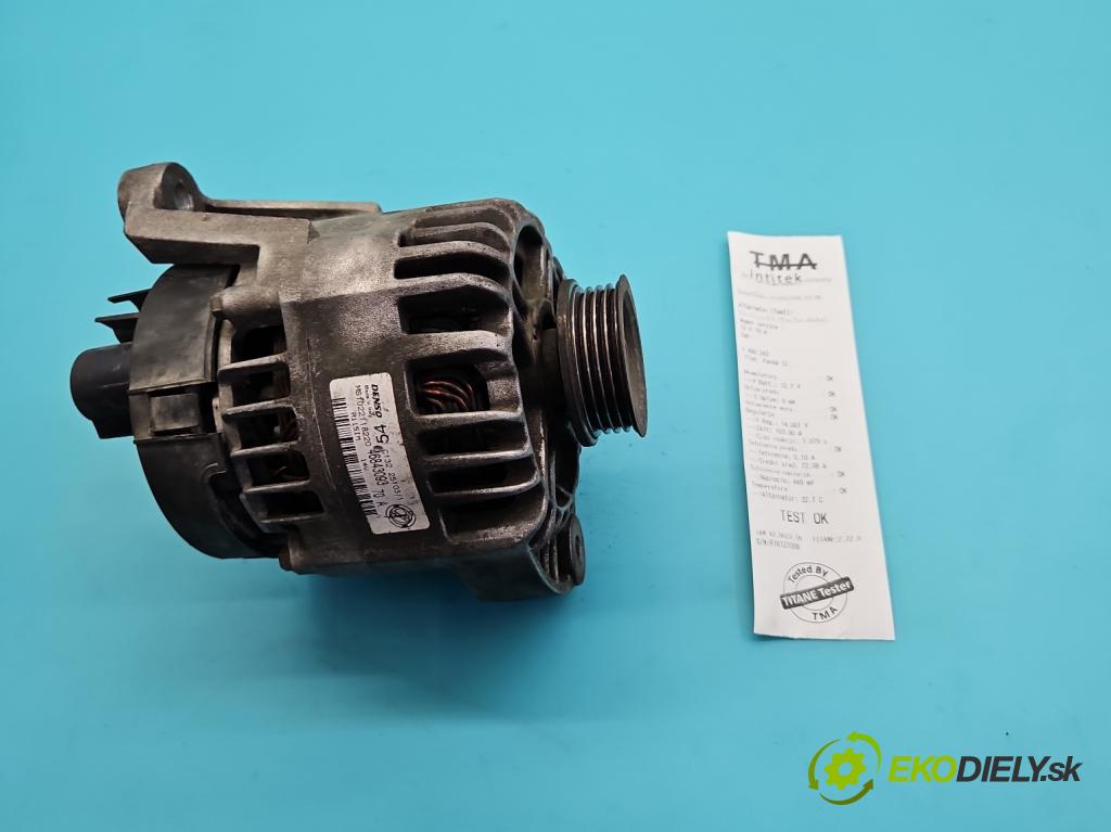Fiat Panda II 2003-2012 1.2 60 HP manual 44 kW 1242 cm3 5- Alternator 46843093 (Alternátor)