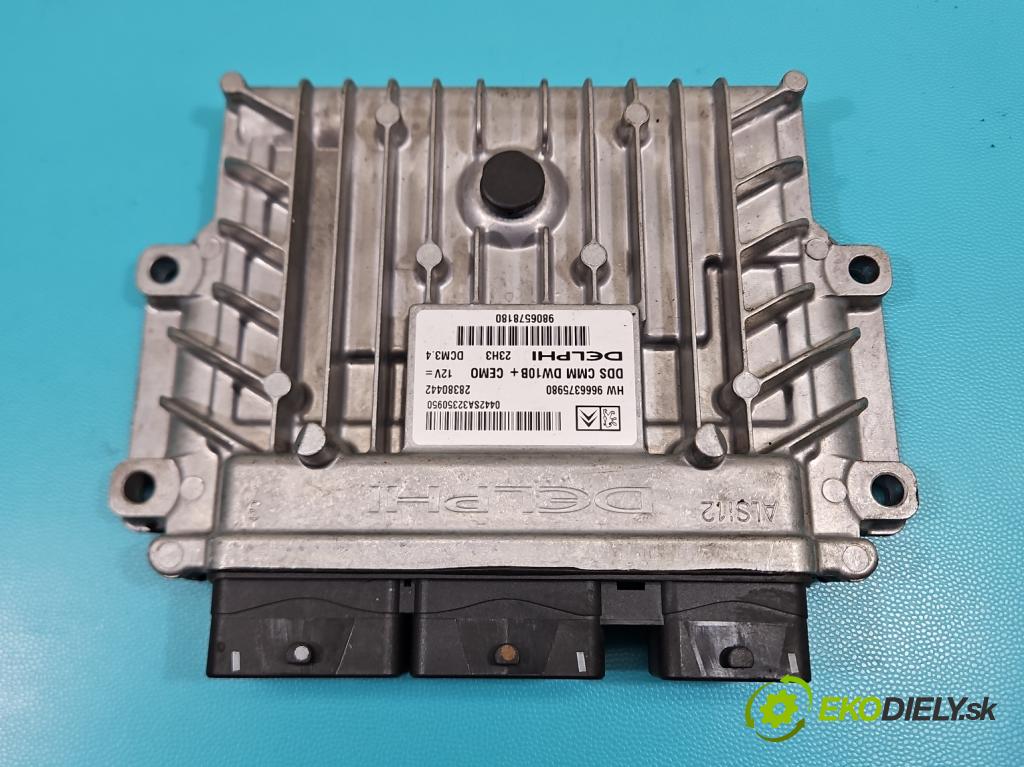 Citroen C5 II 2008-2017 2.0 hdi 140 HP manual 103 kW 1997 cm3 4- riadiaca jednotka motora 9666375980