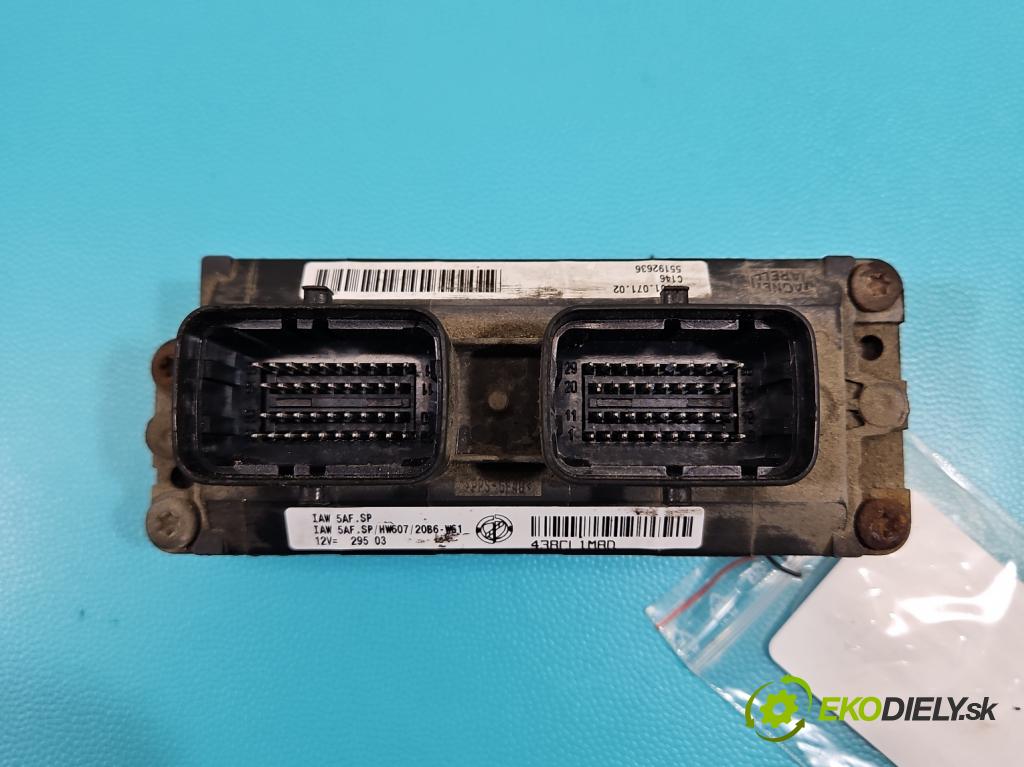 Fiat Panda II 2003-2012 1.2 60 HP manual 44 kW 1242 cm3 5- riadiaca jednotka motora 55192636
