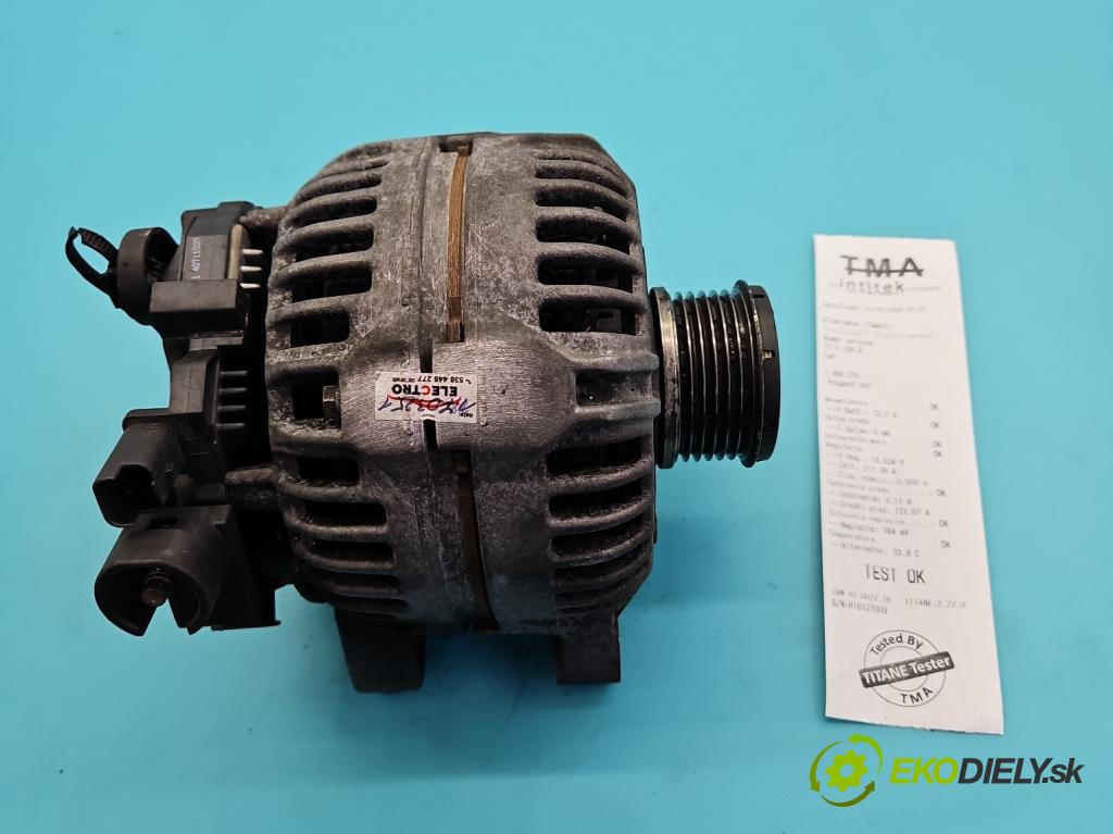 Peugeot 307 1.6 hdi 109 HP manual 80 kW 1560 cm3 5- Alternator 9646321880 (Alternátor)