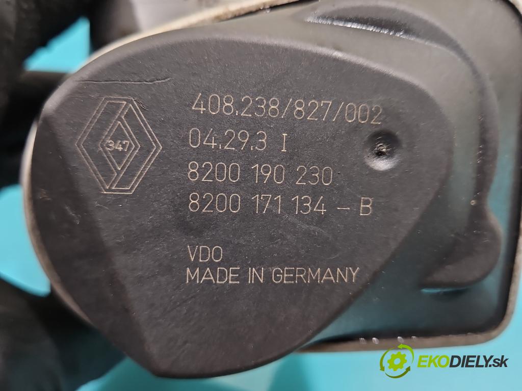 Renault Scenic II 2003-2009 1.6 16V 113 HP manual 83 kW 1598 cm3 5- klapka 8200190230 (Škrtiaca klapka)