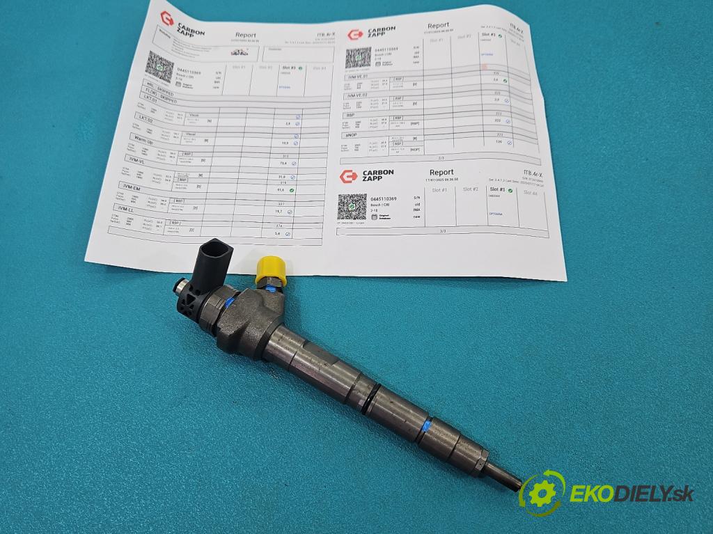 Skoda Superb II 2008-2015 2.0 tdi 140 HP manual 103 kW 1968 cm3 5- vstrek 0445110369 (Vstrekovač paliva)